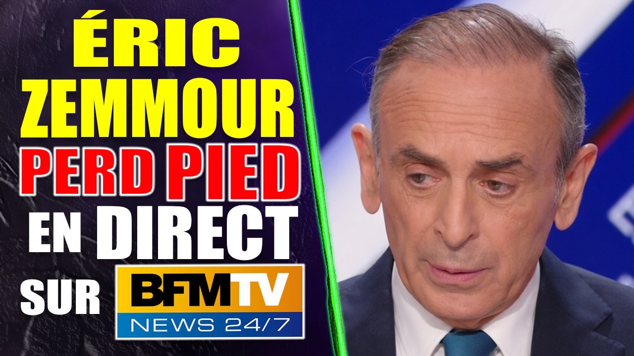 &Eacute;ric Zemmour D&Eacute;RAPE et part dans un D&Eacute;LIRE HALLUCINANT en direct sur BFMTV !