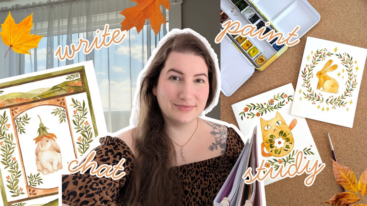 Planning for fall 🍁 painting, writing, studying, & workshops