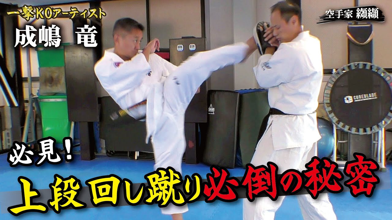 上段回し蹴りが激変する！「遂に明かされた必倒の秘密」成嶋竜が徹底解説！
