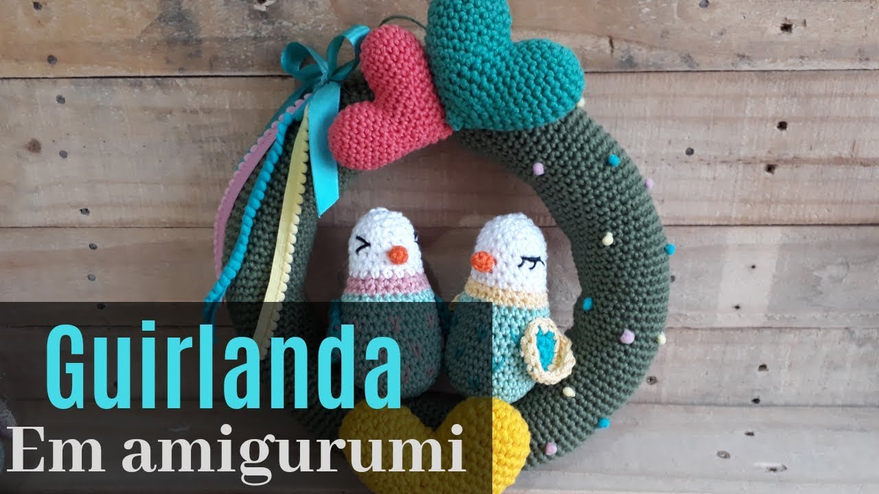 Guirlanda de amigurumi