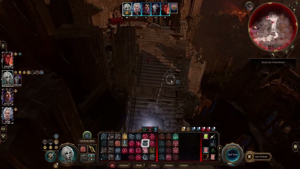 Baldur's Gate 3 - Illithid monk movement is insane!