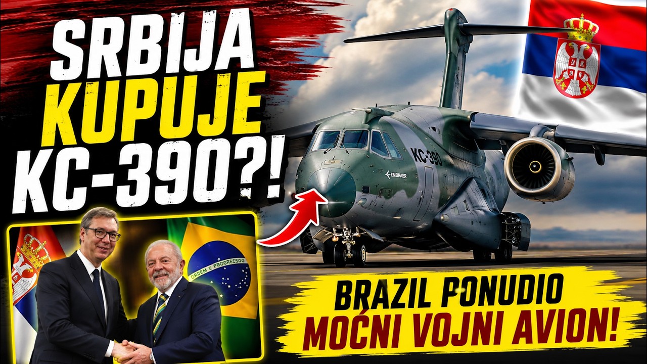 SRBIJA KUPUJE KC-390?! Brazil ponudio moćni vojni avion
