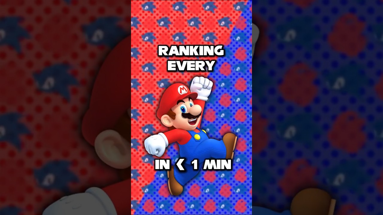 Ranking EVERY 3D Mario Game in Under ONE MINUTE