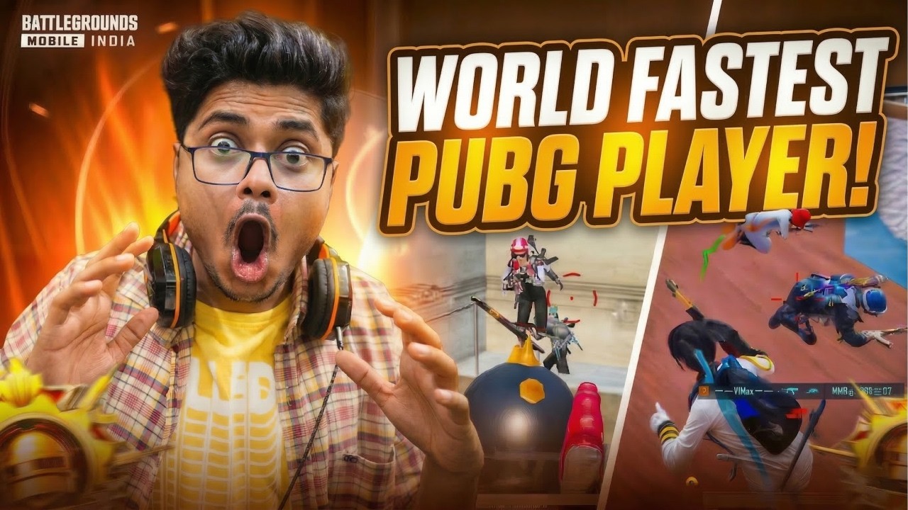 WORLD FASTEST PUBG/BGMI PLAYER 🔥 HACKER OR REAL TALENT ☠️ WMAX BGMI