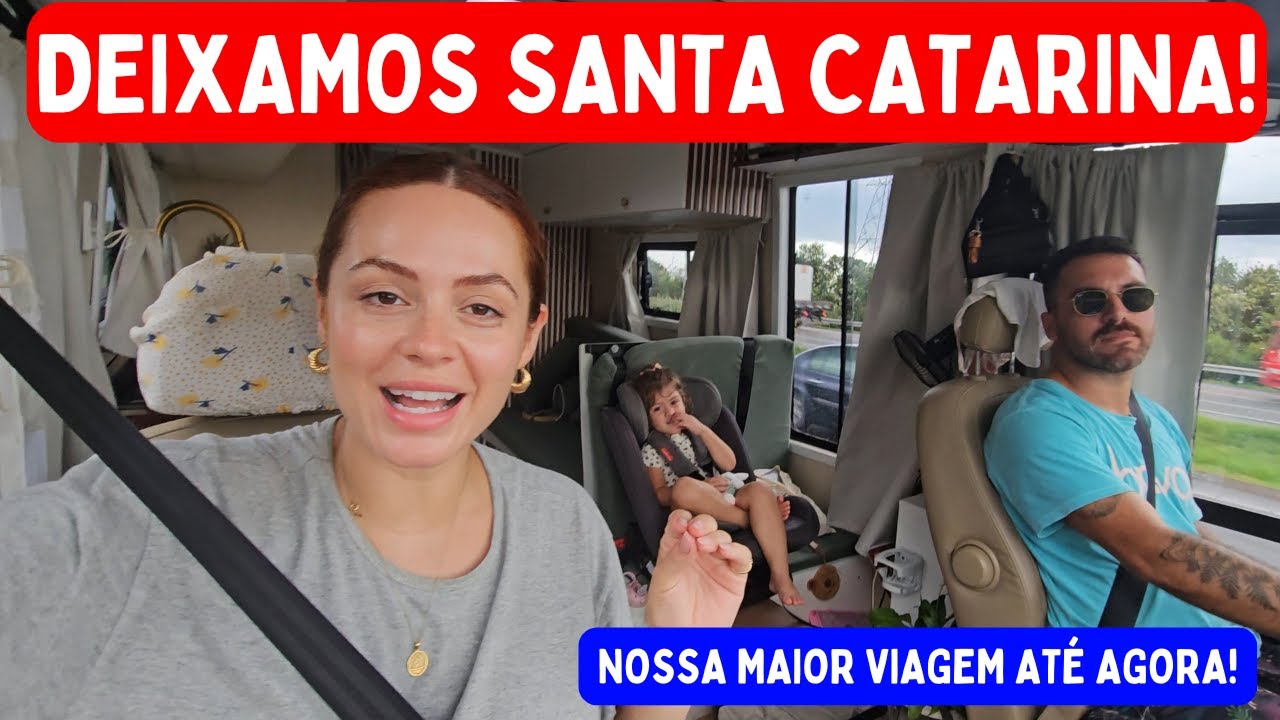 Deixamos Santa Catarina! Nossa maior viagem de motorhome até agora!
