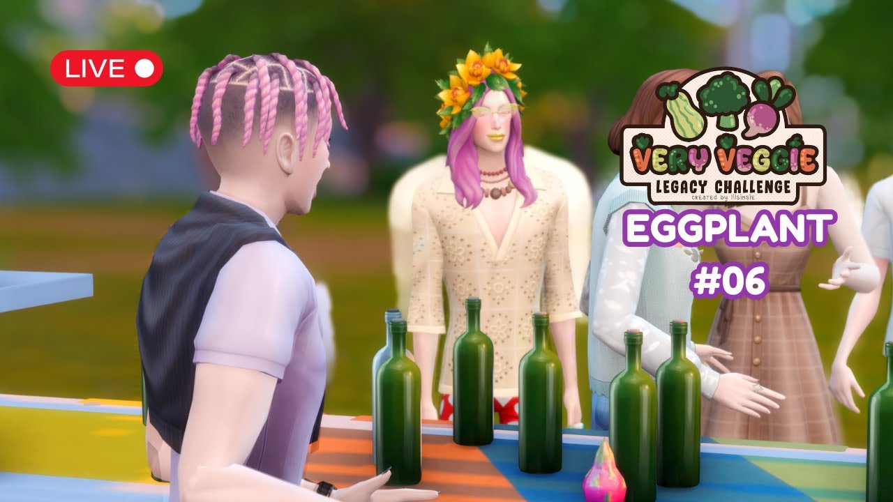 [LIVE] Eggplant EP.06 ได้เวลาตามหาเหยื่อ| Very Veggie Legacy Challenge | The sims 4 | iiambabyS