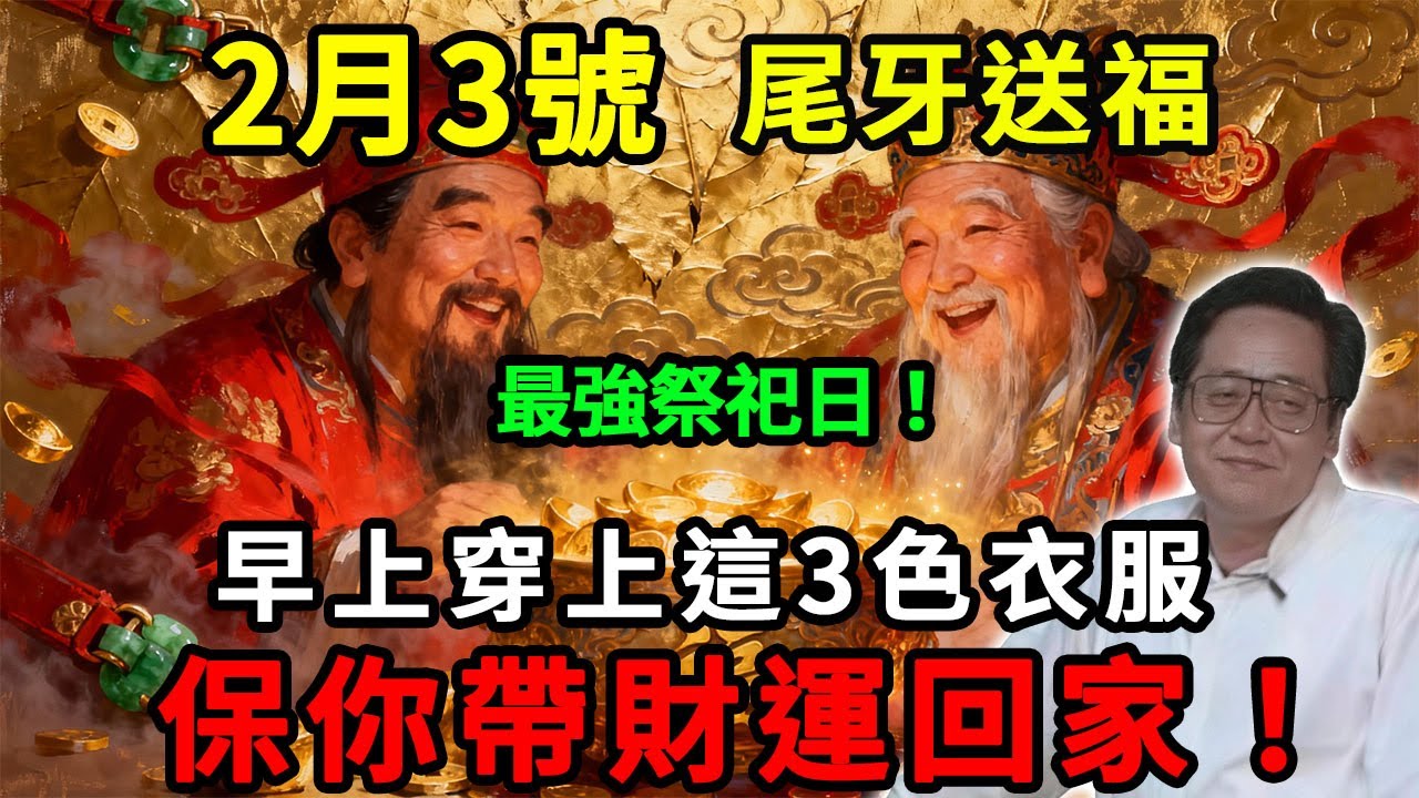 最強祭祀日！2月3號，農曆臘月十六，「土地公尾牙·平安納財日」，早上出門穿上這3種顏色，地基主護你平平安安，還帶財運回家！#佛學 #佛淨 #佛陀 #佛法 #佛教 #修行
