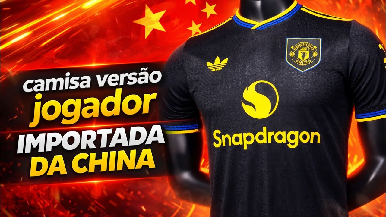 Camisa 3 Manchester united versão jogador, fornecedor shopee, melhor qualidade!