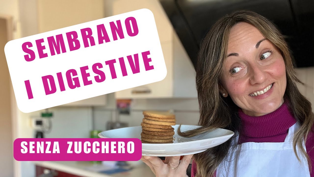 Biscotti digestive senza zucchero fatti in casa | con farina di avena e farro