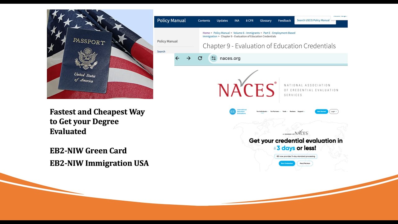 Step by Step Guide for Degree Evaluation EB2 NIW