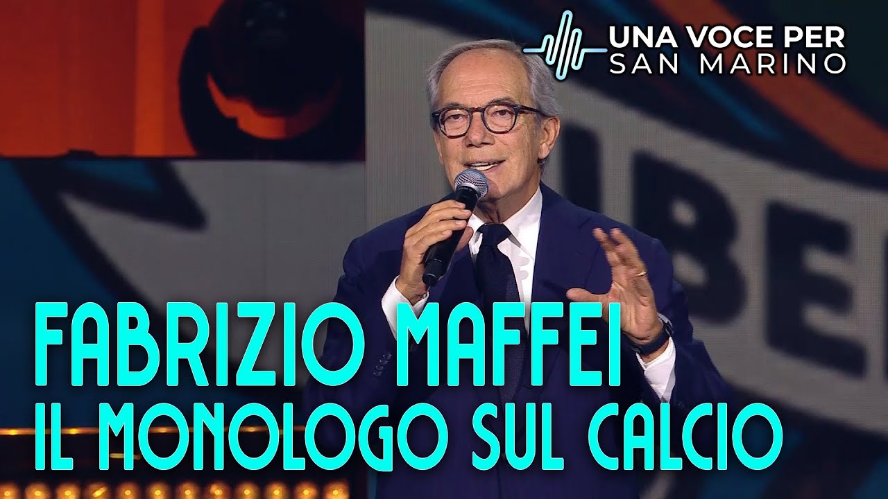 Il monologo di Fabrizio Maffei sul calcio a San Marino