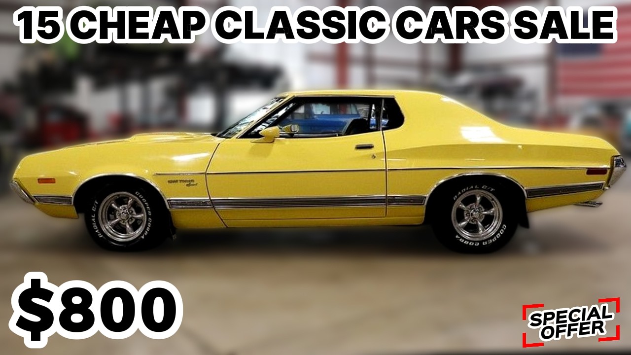 OMG! 15 Classic Cars for Sale CHEAP You WON'T Believe!!