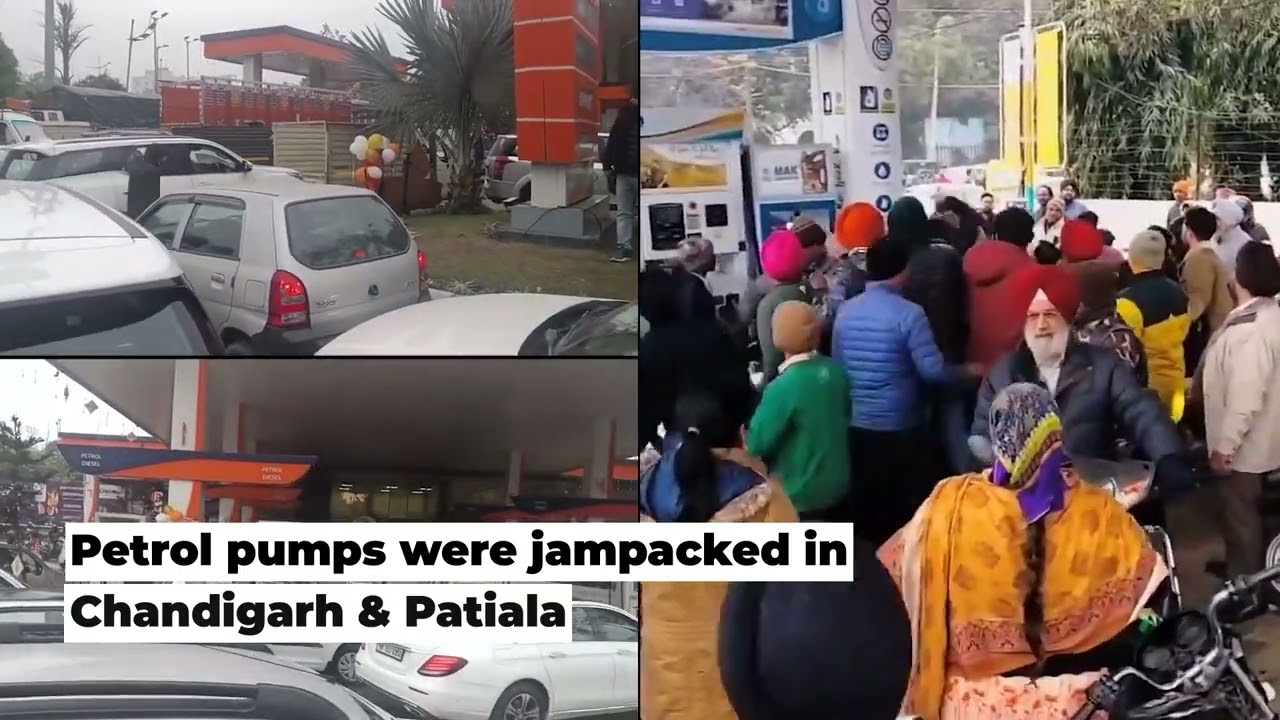 Long queues at petrol pumps in several states amid truck drivers' protest over hit-and-run law