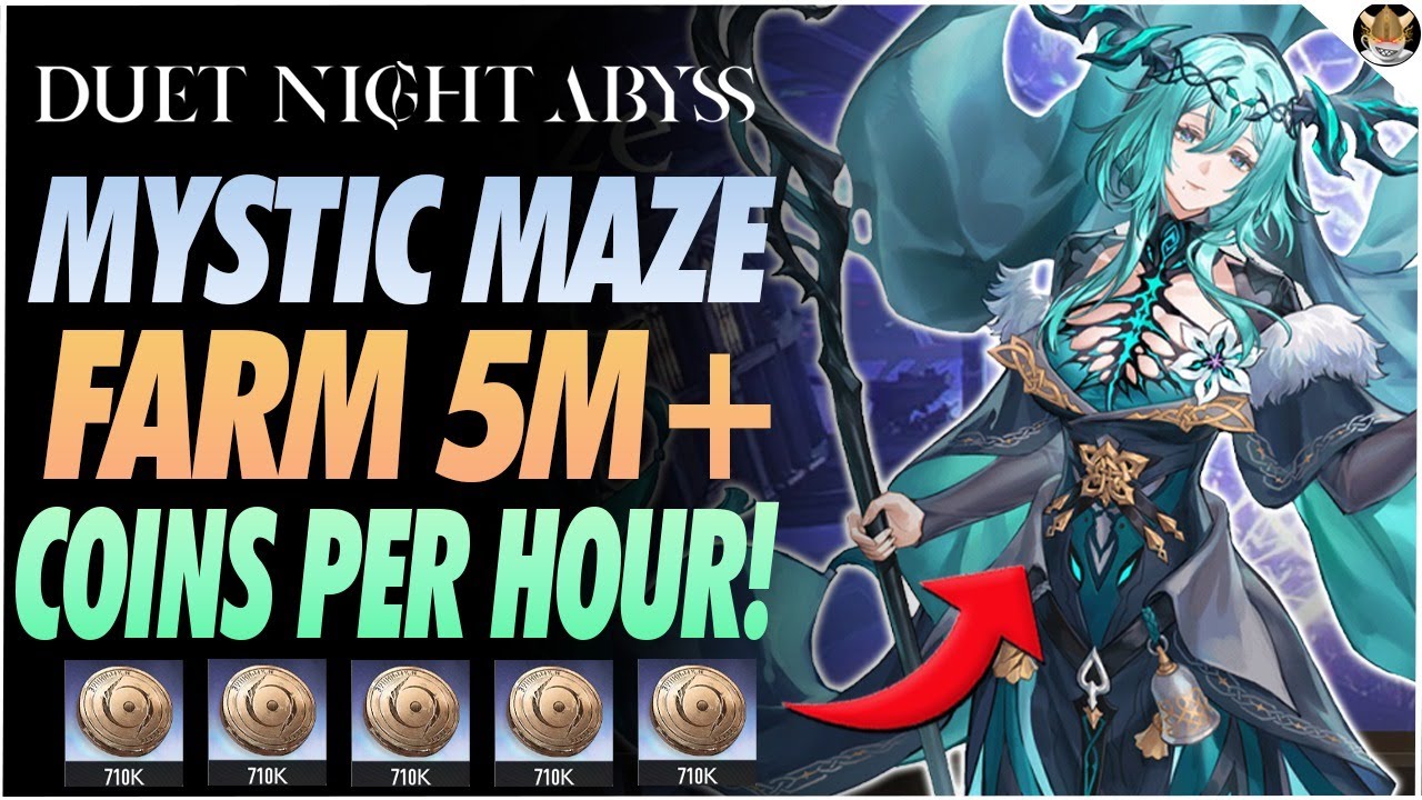 Как фармить 5 миллионов монет в час, играя в Мистический Лабиринт в Duet Night Abyss ~ПОЛНЫЙ РАЗБ...