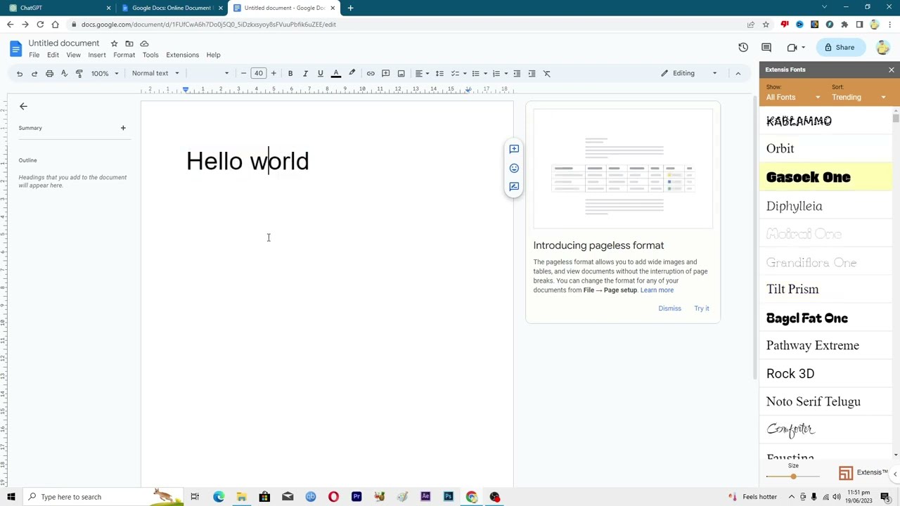Как загрузить шрифты в Google Документы