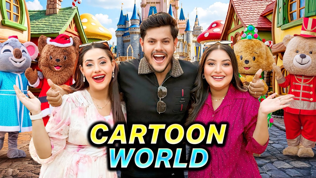 আমরা এখন কার্টুন এর দুনিয়ায় | We Entered a Real Cartoon World in Bangkok 😱 | Rakib Hossain