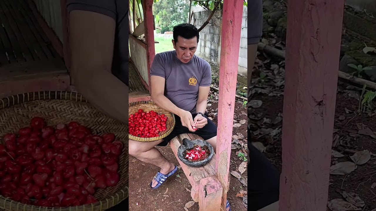 rujak jambu air.. yg nikmat dan segar. #jambuair #food #buah #cooking #rujakbuahsegar