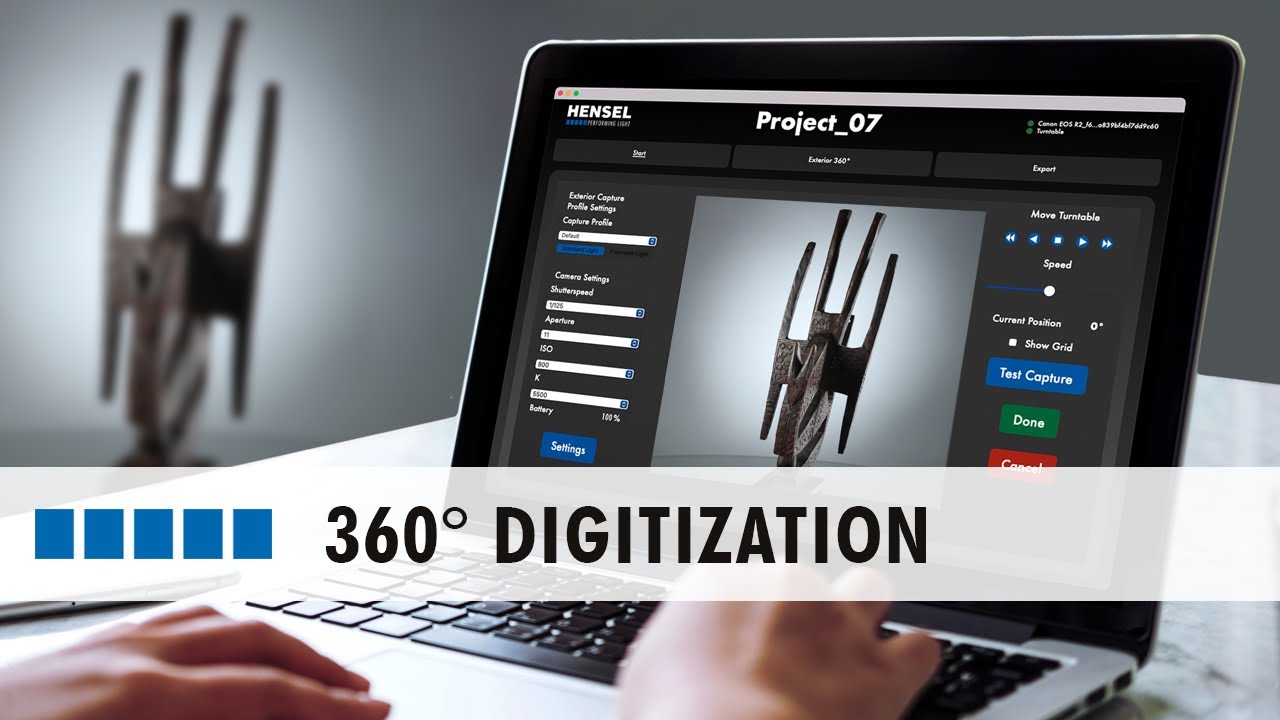 360° Digitization with the Hensel Studio App / Cultural Heritage