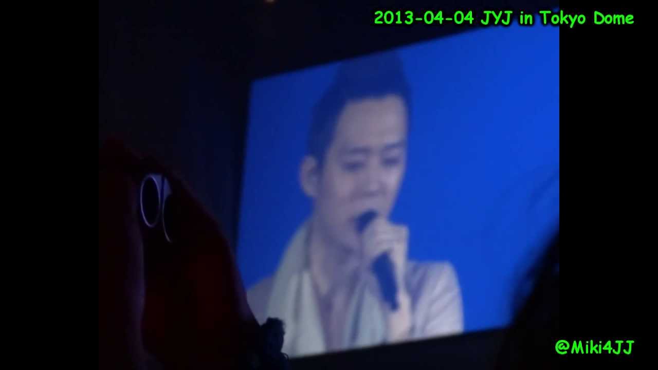 130404 JYJ in Tokyo Dome - Yoochun solo ~ Old Song