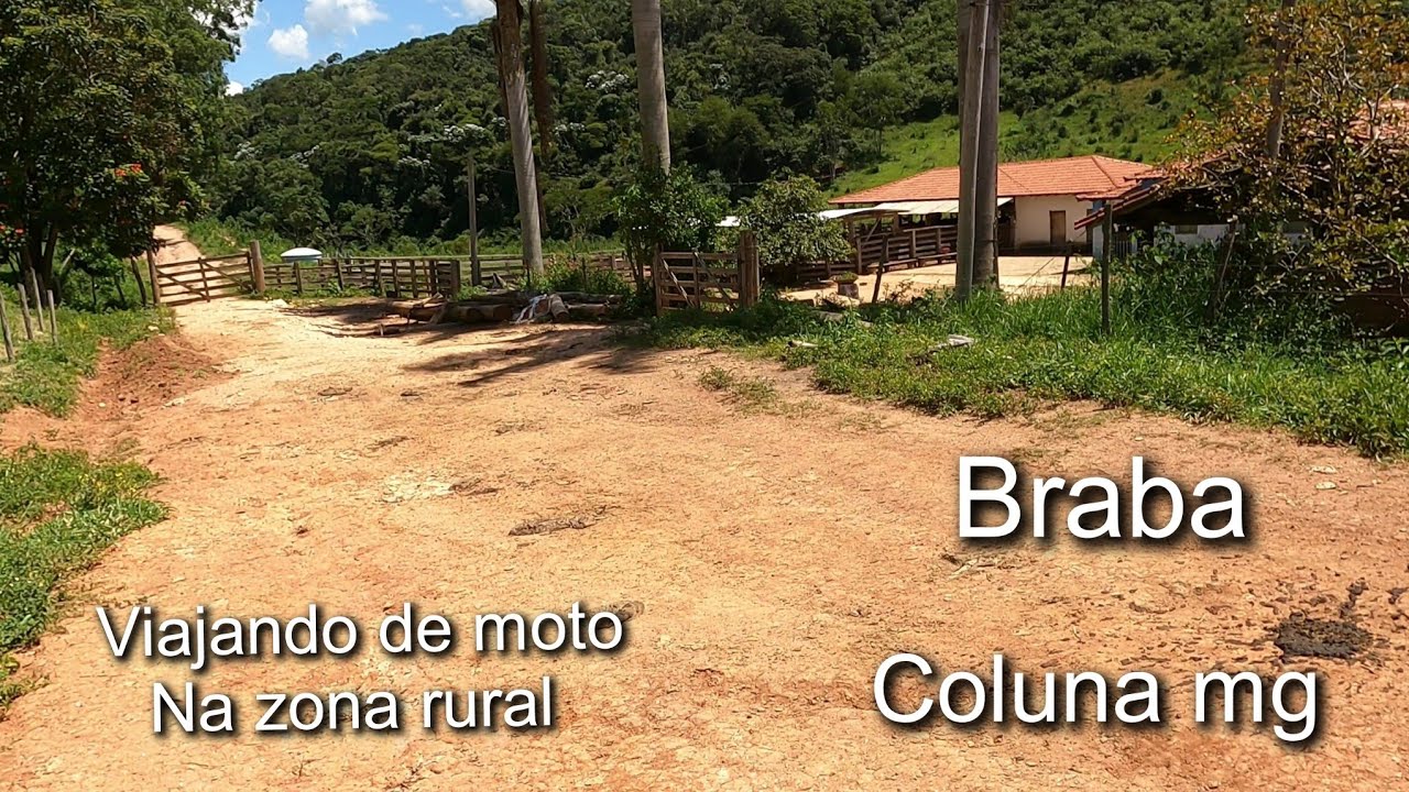 VIAJANDO DE MOTO | BRABA , PELAS ESTRADAS RURAIS DE MINAS , MUNICÍPIO DE COLUNA MG , ATÉ O JÁCOME