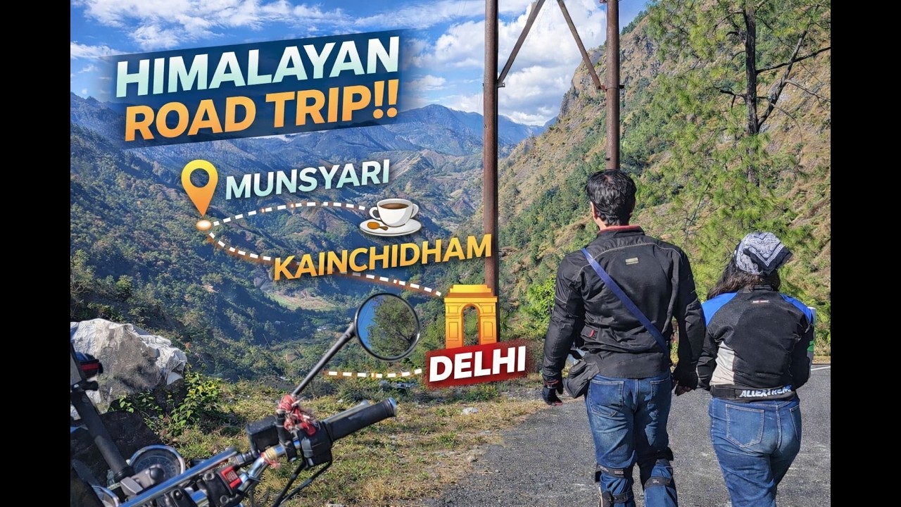Most Beautiful ROADS Heaven for RIDERS - Munsyari Uttarakhand | GOING BACK HOME | MUNSYARI TO DELHI