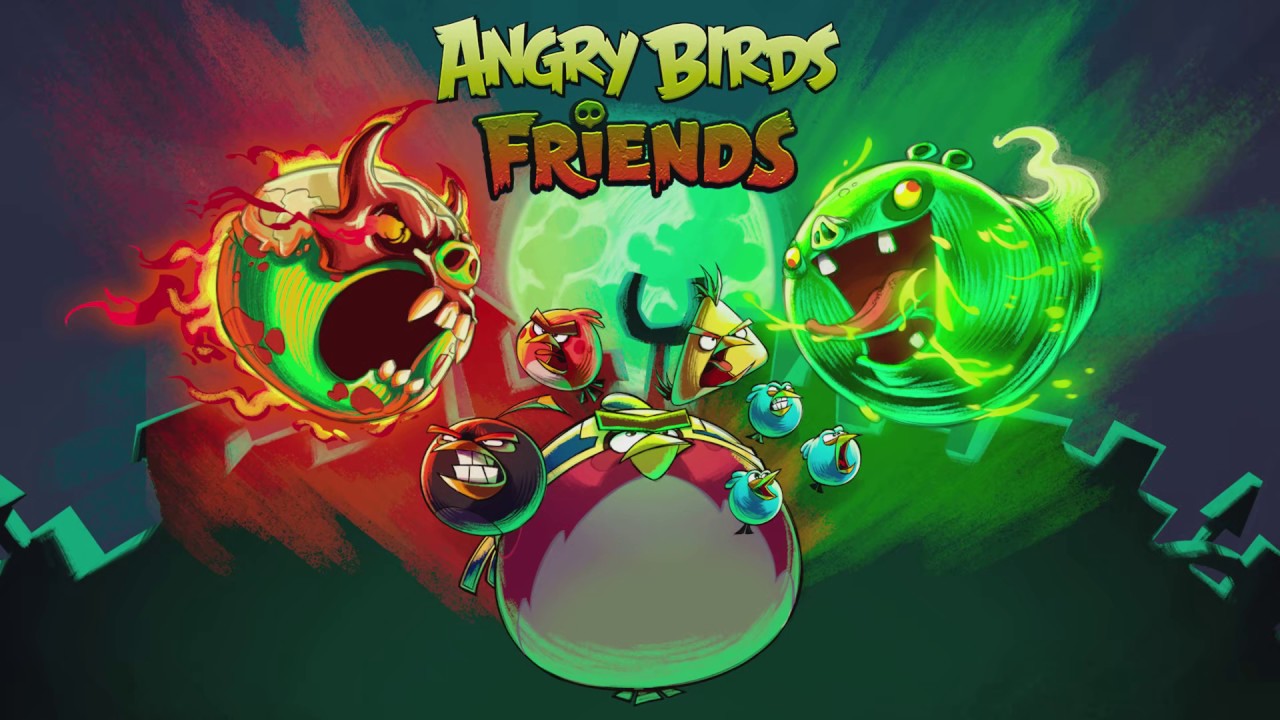 Angry Birds Friends music - Double Trouble (Halloween Theme 2017)
