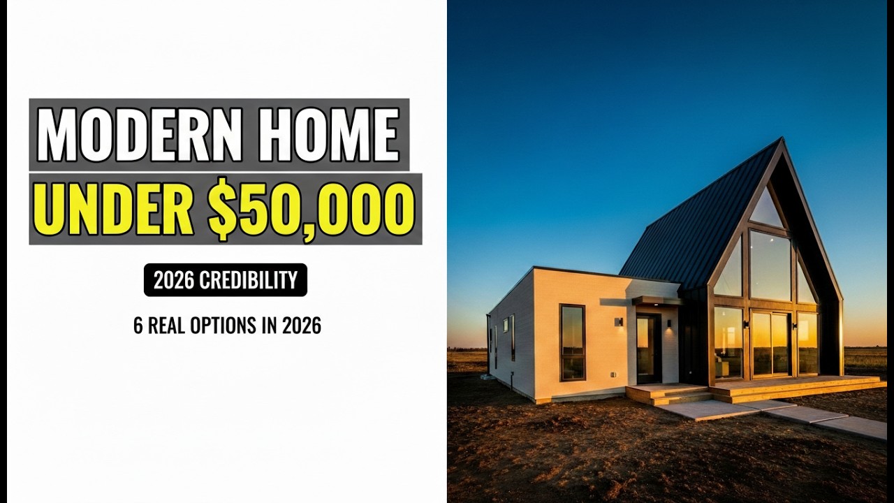 6 Cheap Modern Homes Under $50,000