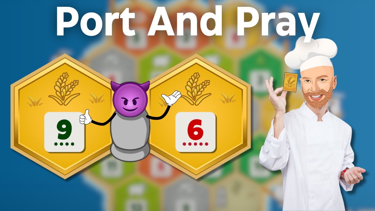 Catan Pro Plays Wacky Wheat Port In Tough 4th Ranked