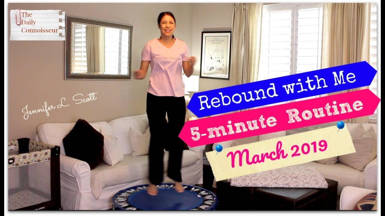 Easy 5-minute Rebounding Routine | Rebounding after Baby