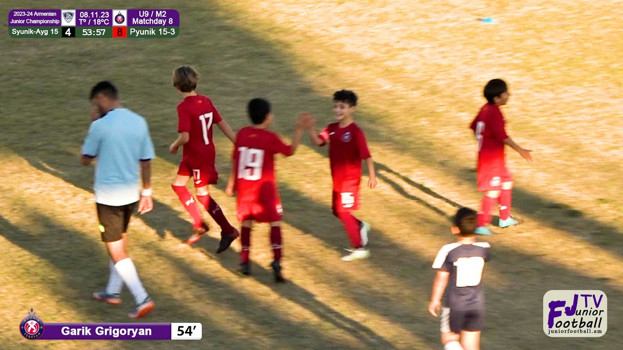 Syunik-Ayg 15 (4-8) Pyunik 15-3 (08.11.23) 2023-24 AJC U9/M2, Matchday 8