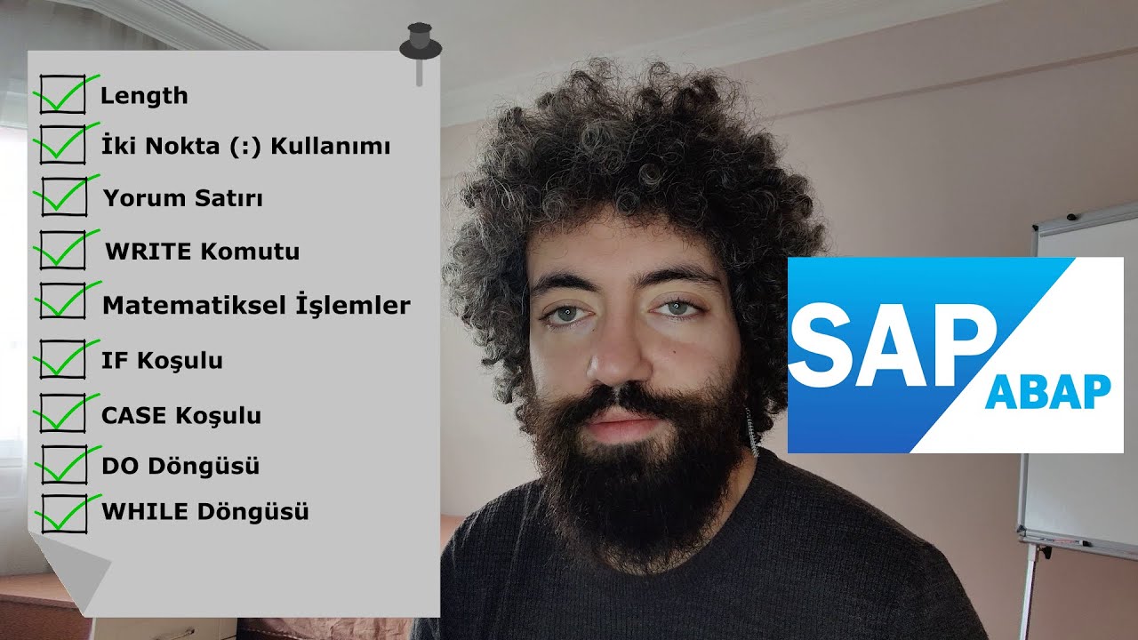 SAP ABAP Eğitimi 2 - Matematiksel İşlemler, Koşul ve Döngüler