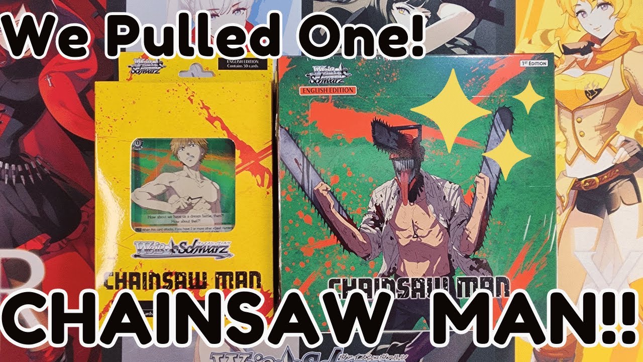 Weiss Schwarz - Chainsaw Man Booster Box And Trial Deck Opening!! (MTZ)