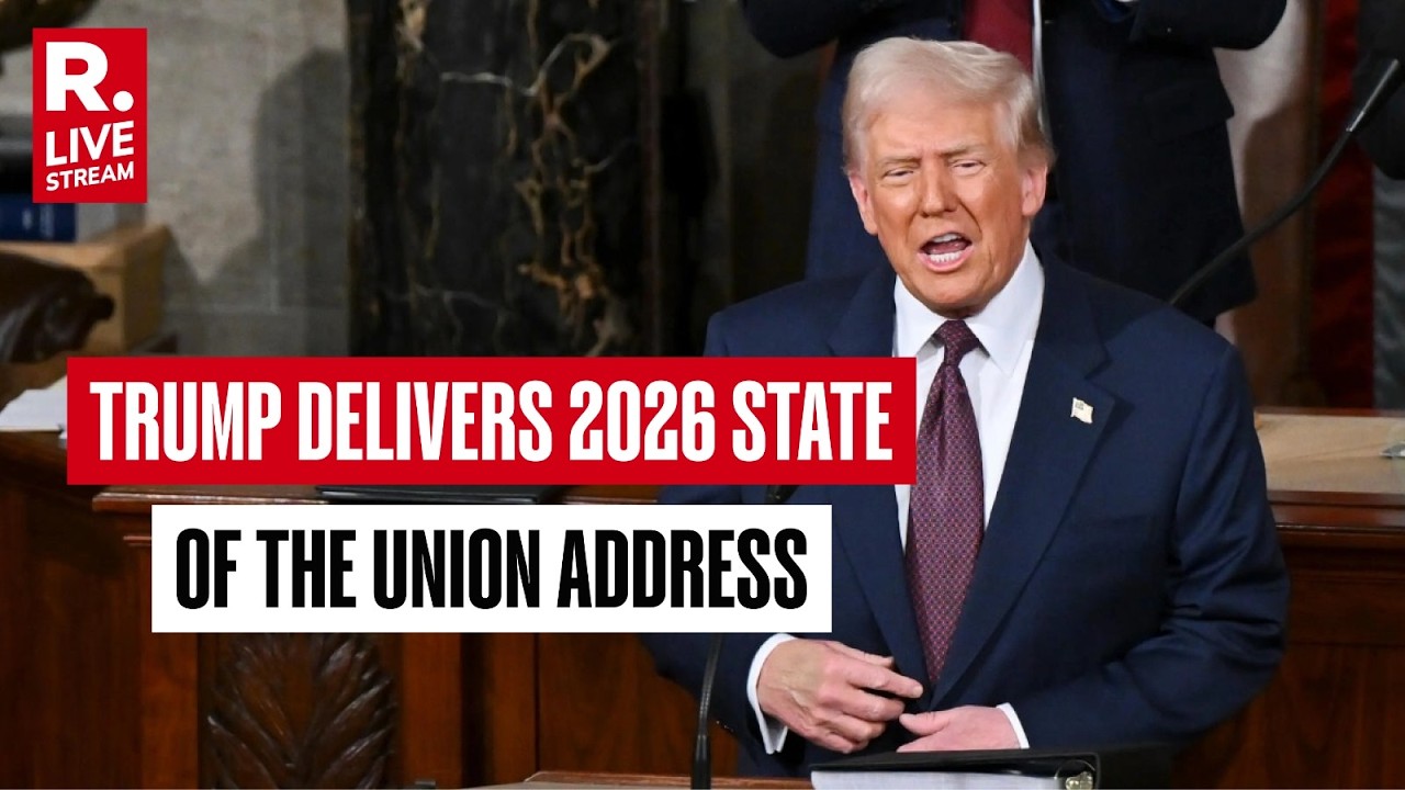 Trump LIVE: US President Donald Trump Delivers 2026 State Of The Union Address To Congress