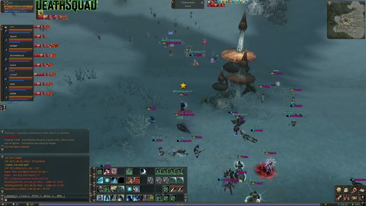 CP - DeathSquaD  -  Side : Kekw - L2 BARTZ - MAS PVP !