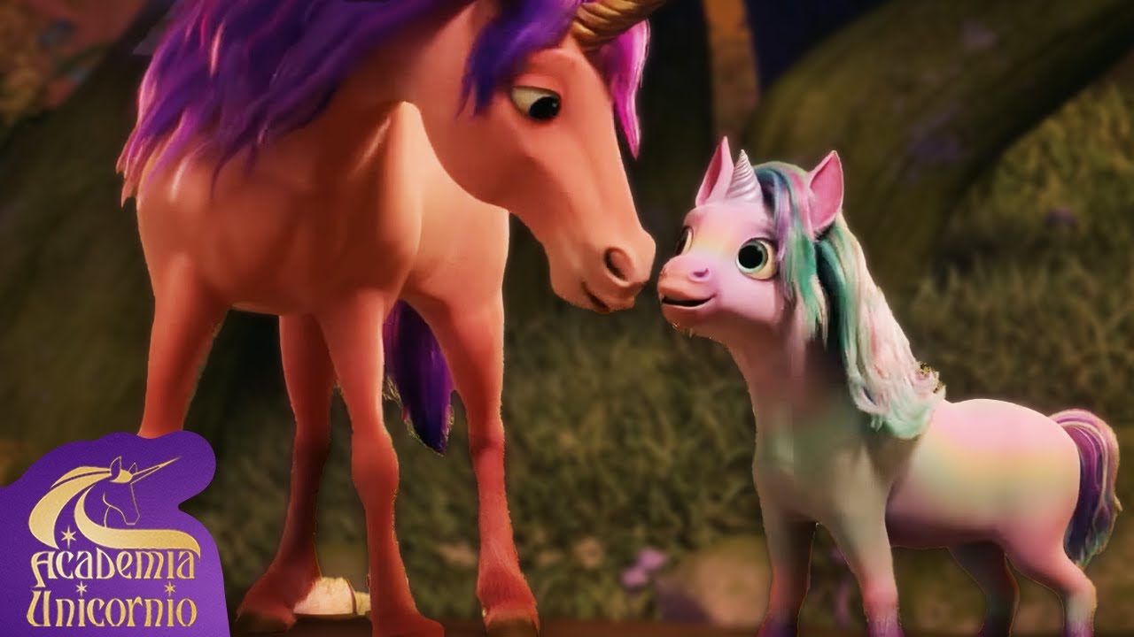 Doce v&iacute;nculo m&aacute;gico entre unic&oacute;rnios | Academia Unic&oacute;rnio 🦄🌈 | Desenhos animados para
