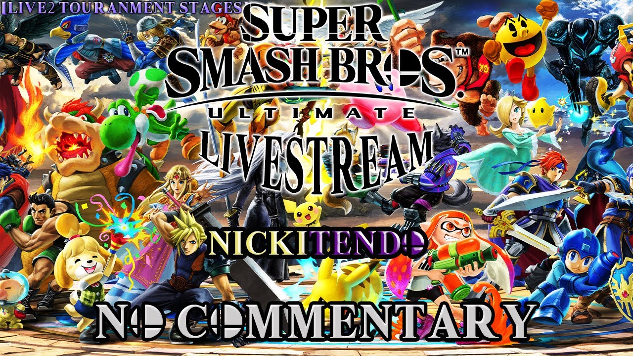 Super Smash Bros. Ultimate [Live2T] 🤜🤜🆚️🤛🤛  [1440p (2K), 60FPS] ID: 7QGKS