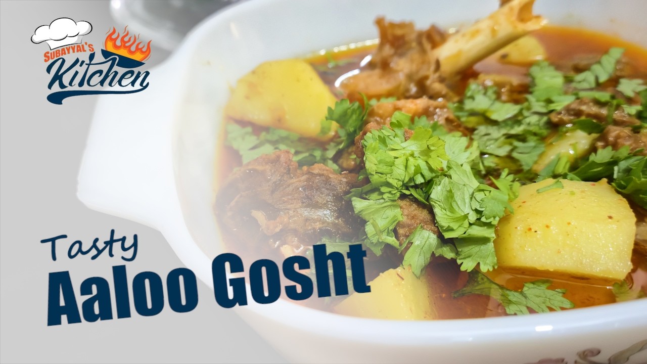 Dhaba Style Aaloo Gosht | Mutton Aloo Curry | Mutton Aaloo Gosht Recipe