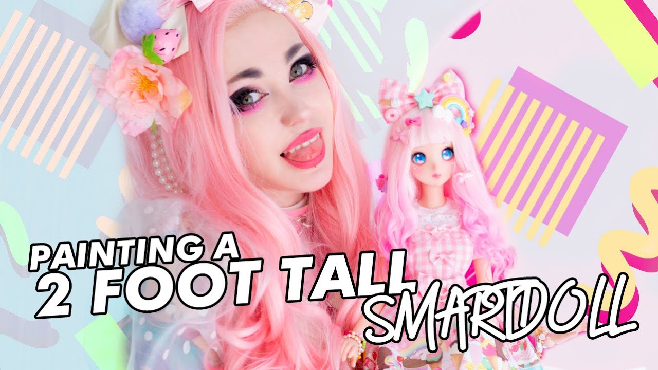 PAINTING A 2 FOOT TALL DOLL! ICHIGO Smartdoll COLLAB