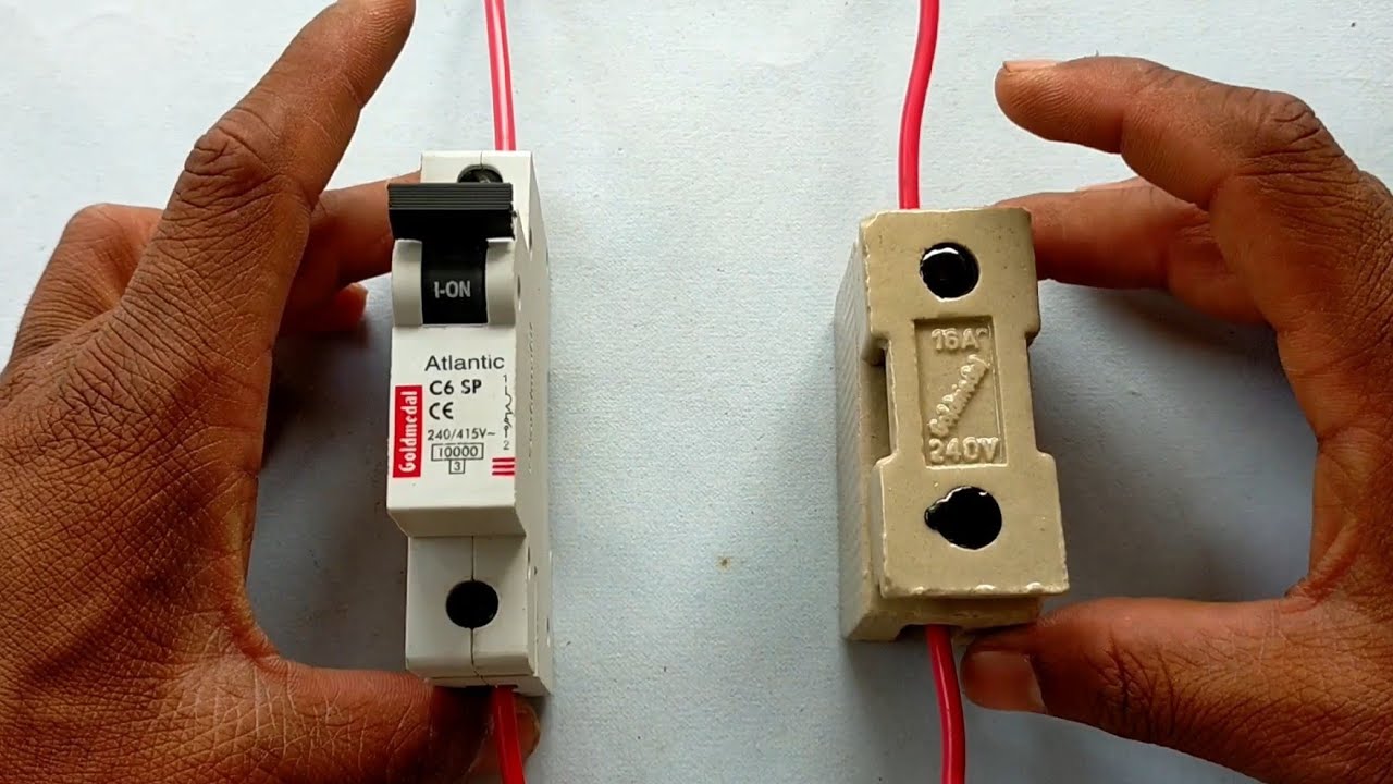 Which one is perform fast response under Short circuit | Short circuit test of MCB and Fuse