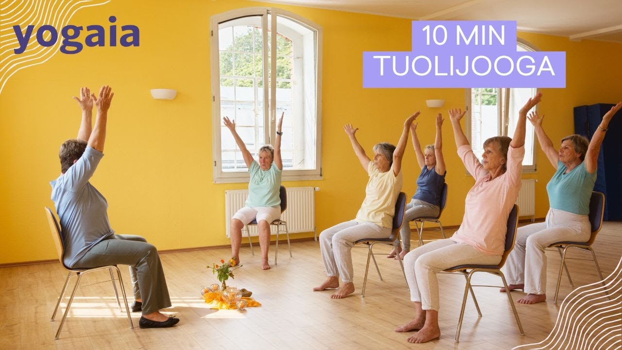 Tuolijooga 10 min - Yogaia