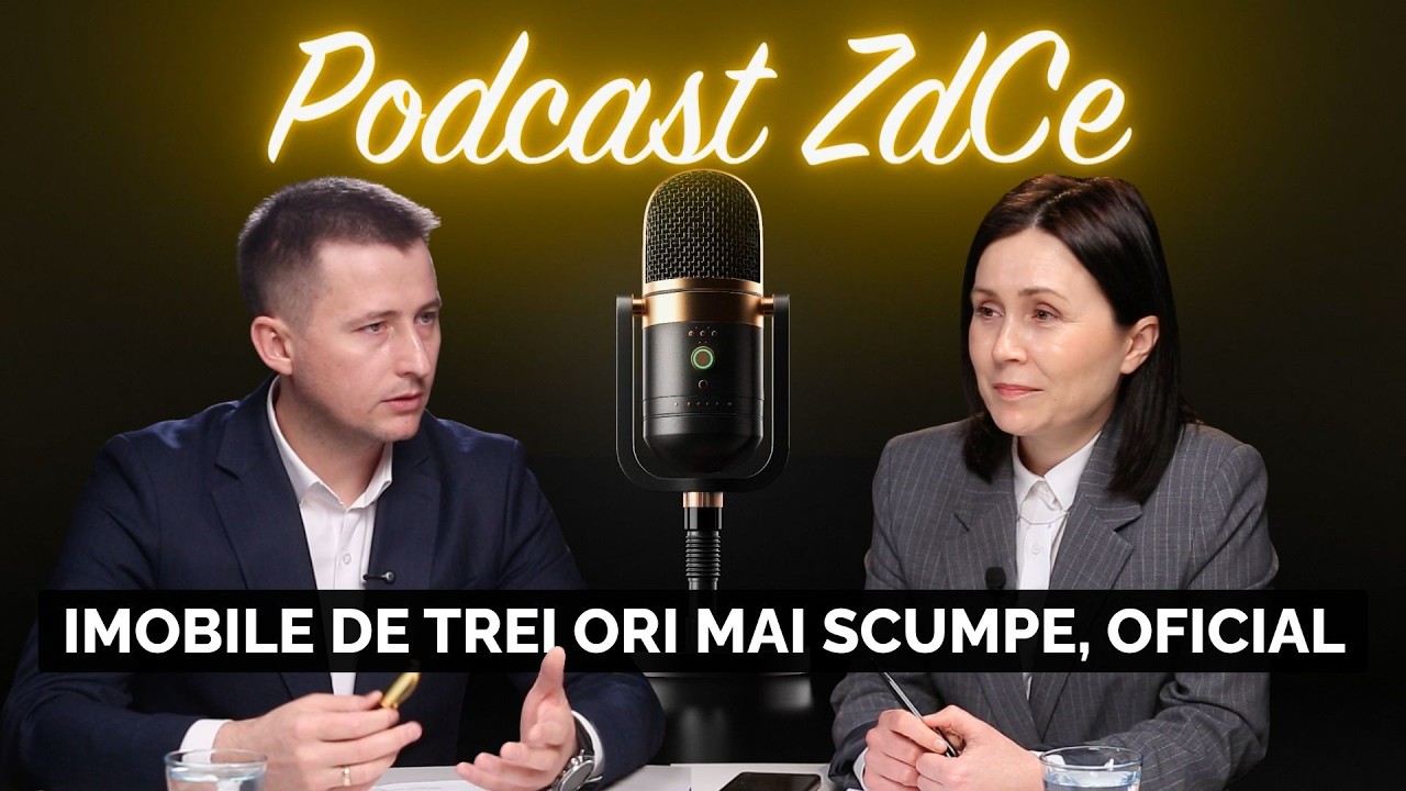 Reevaluarea bunurilor imobile va crește impozitele? Ivan Danii, directorul Cadastru, la Podcast ZdCe