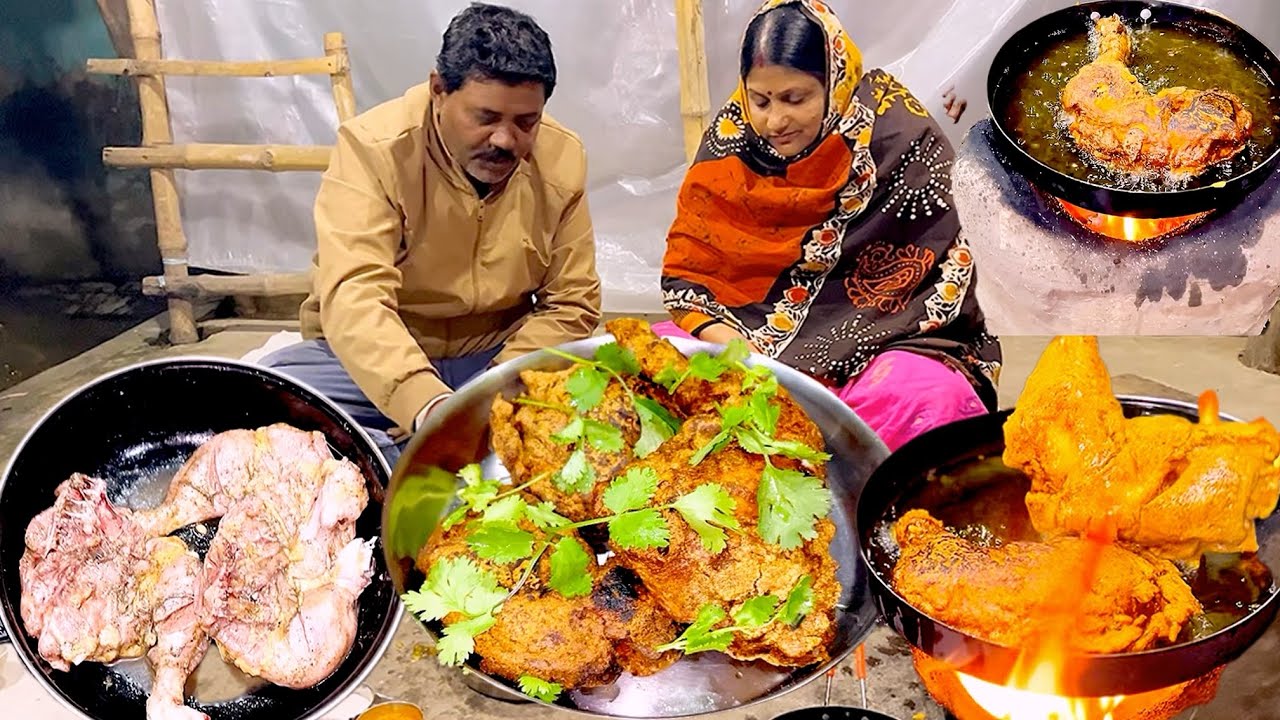 Chicken tikka 🍗fry এবার বাড়িতে খুব সহজেই বানিয়ে ফেলুন restaurant এর খাবার তাও আবর গ্রামো পদ্ধতিতে🔥