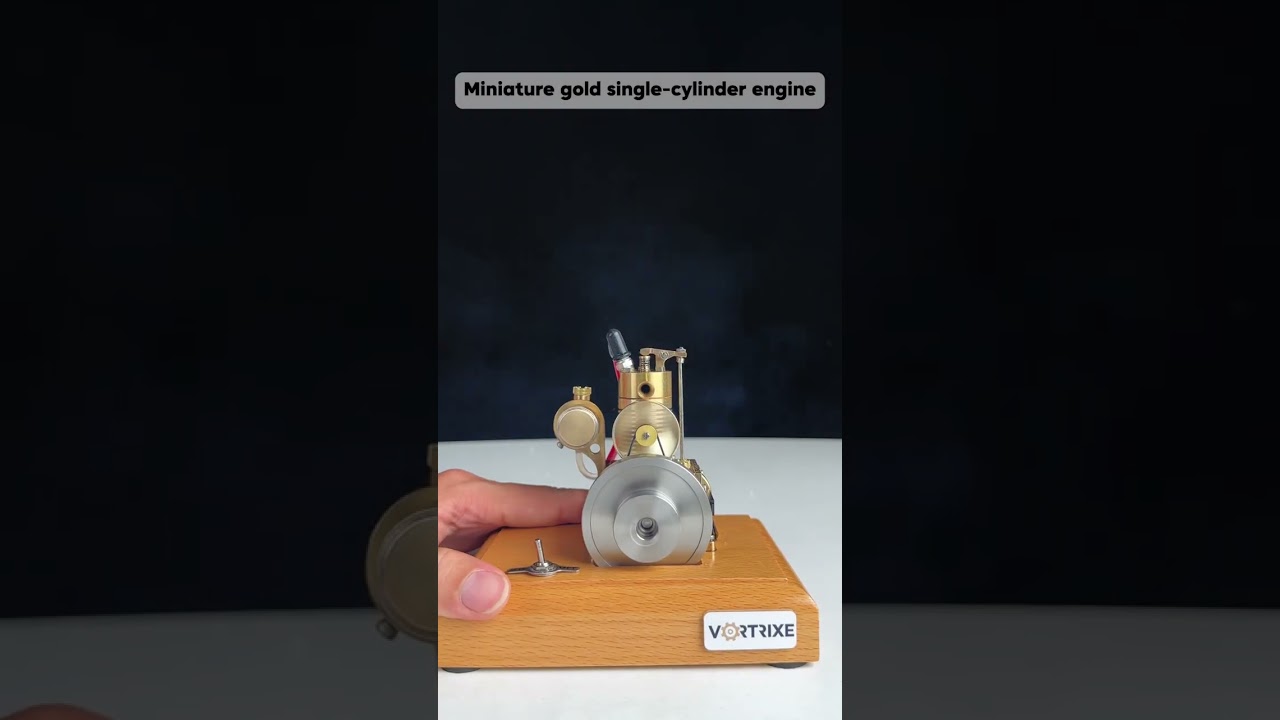 Miniature gold single-cylinder engine 