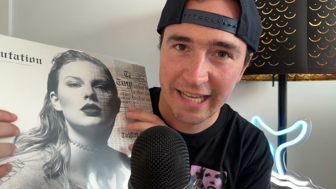 My Taylor Swift Vinyl Collection in ASMR (Whispers, Tapping, Rambling)