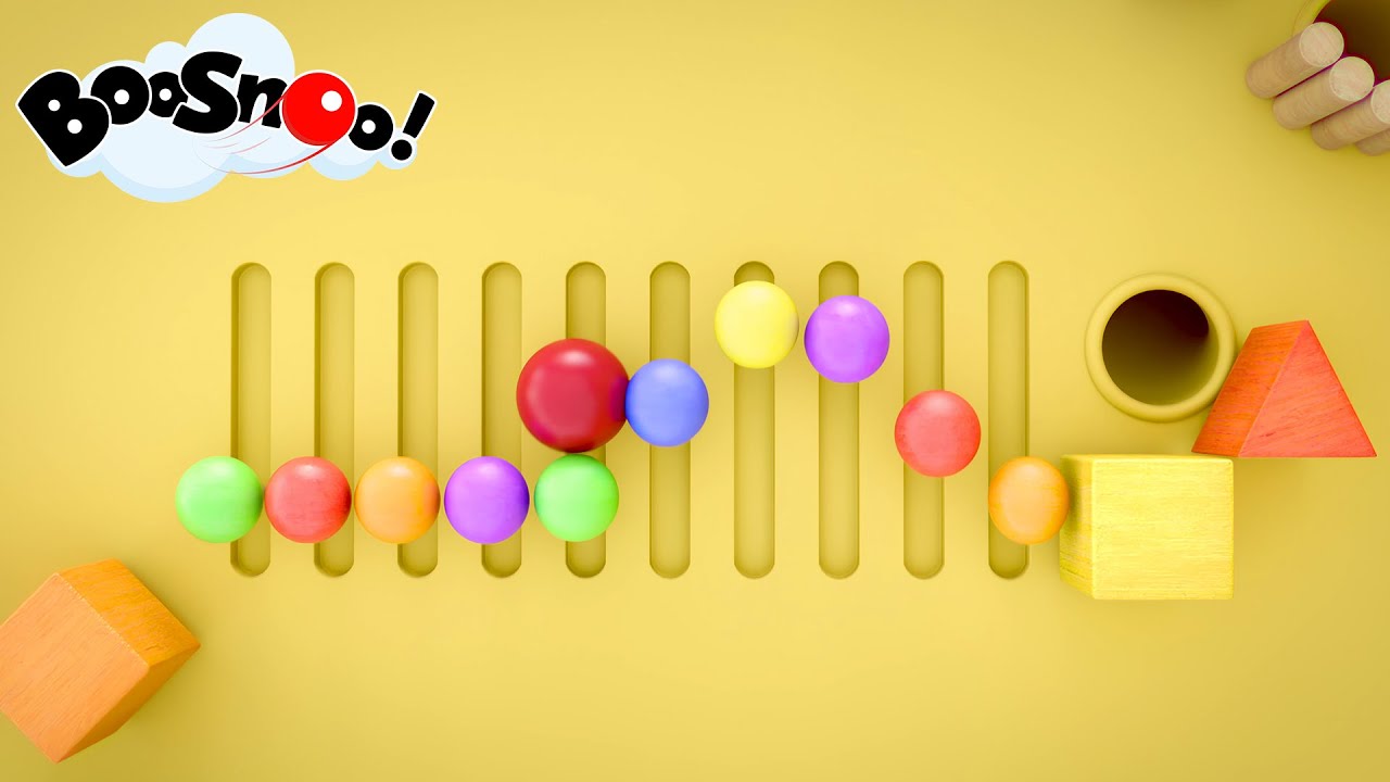 Shapes and Patterns 🔵🔺⭐ | Calming Sensory Videos For Kids | BooSnoo!