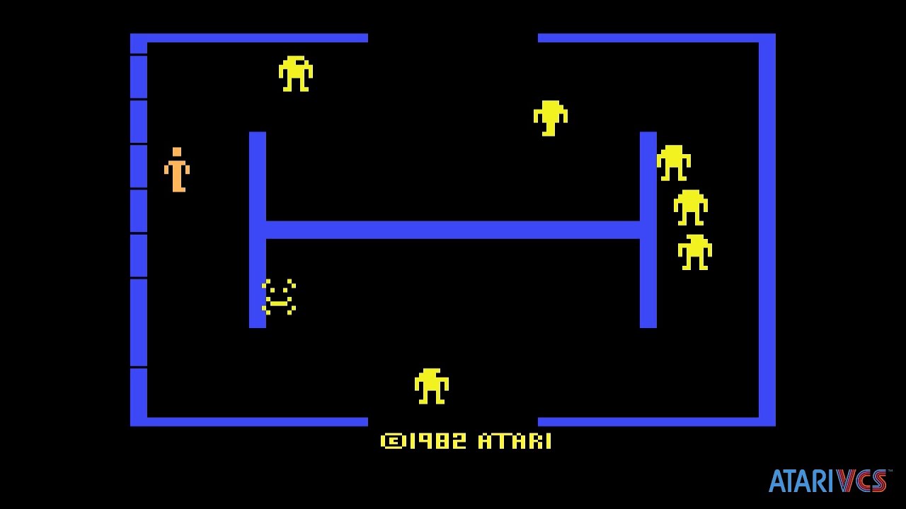 Berzerk (Atari 2600)  - The new Atari VCS - Mockduck Plays Games