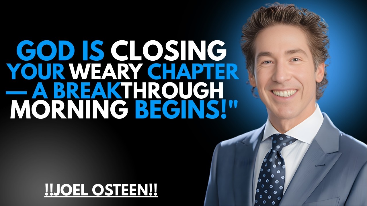 GOD IS CLOSING YOUR WEARY CHAPTER — A BREAKTHROUGH MORNING BEGINS!
