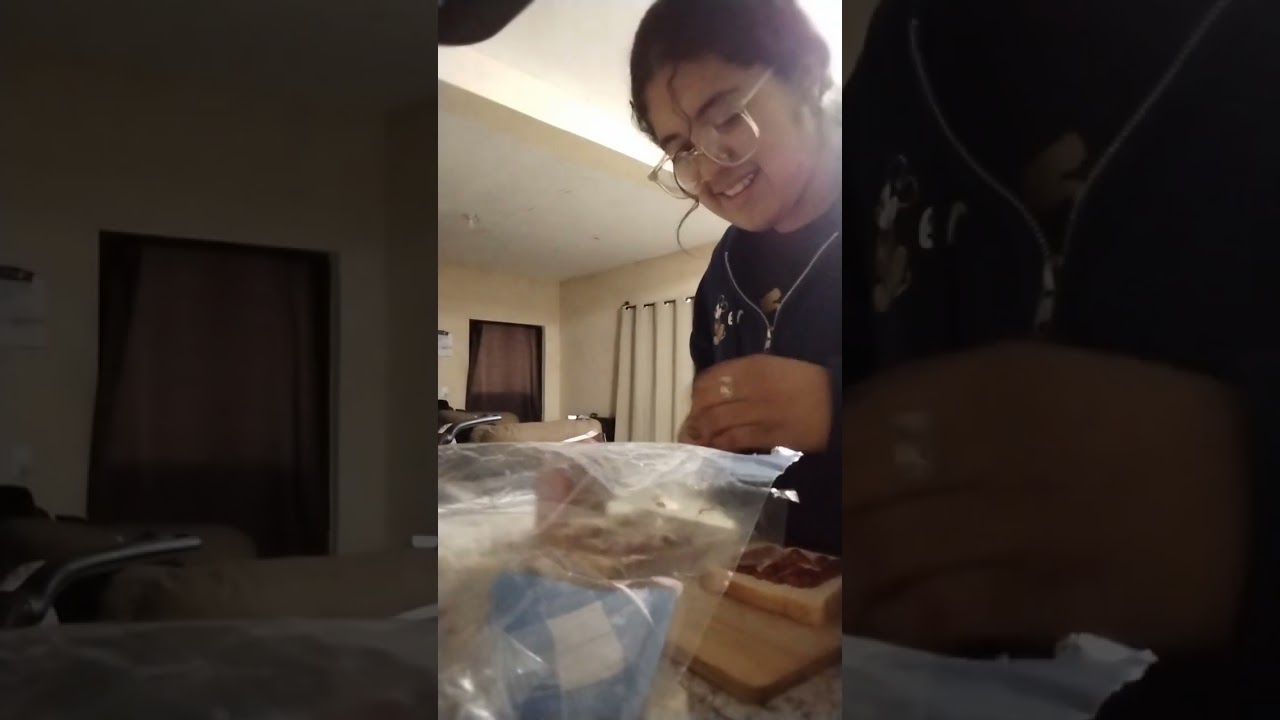 Mi primer video lo haciéndome de comer