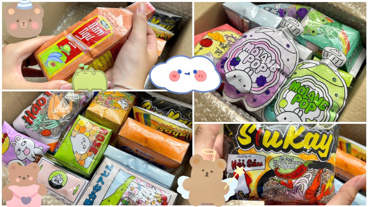 Gói 2 đơn squishy giấy siêu to cùng mình 🫶🫶-Packing 2 paper squishy orders