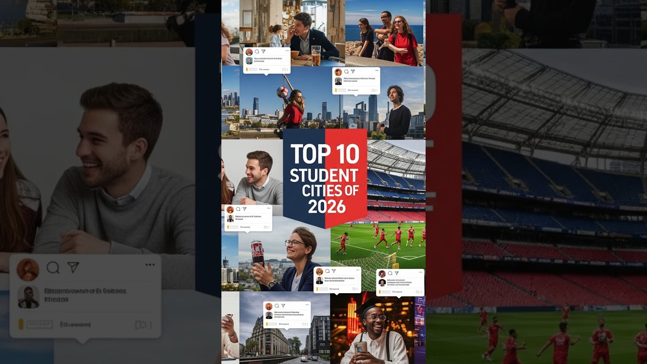 Top 10 Student Cities 2026 #studentsuccess #studentlife #studentabroad #studyabroad2025 #broadmind
